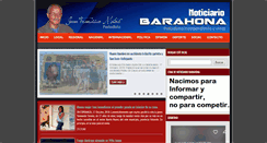 Desktop Screenshot of noticiariobarahona.com