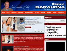 Tablet Screenshot of noticiariobarahona.com